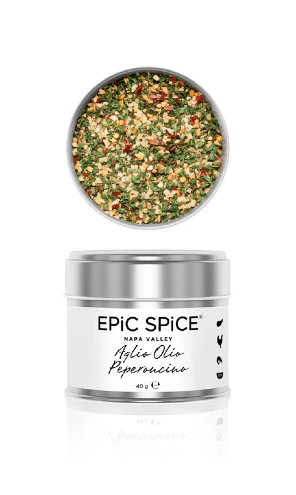 Aglio Olio Peperoncino, Kryddblandning, 60 g - Epic Spice