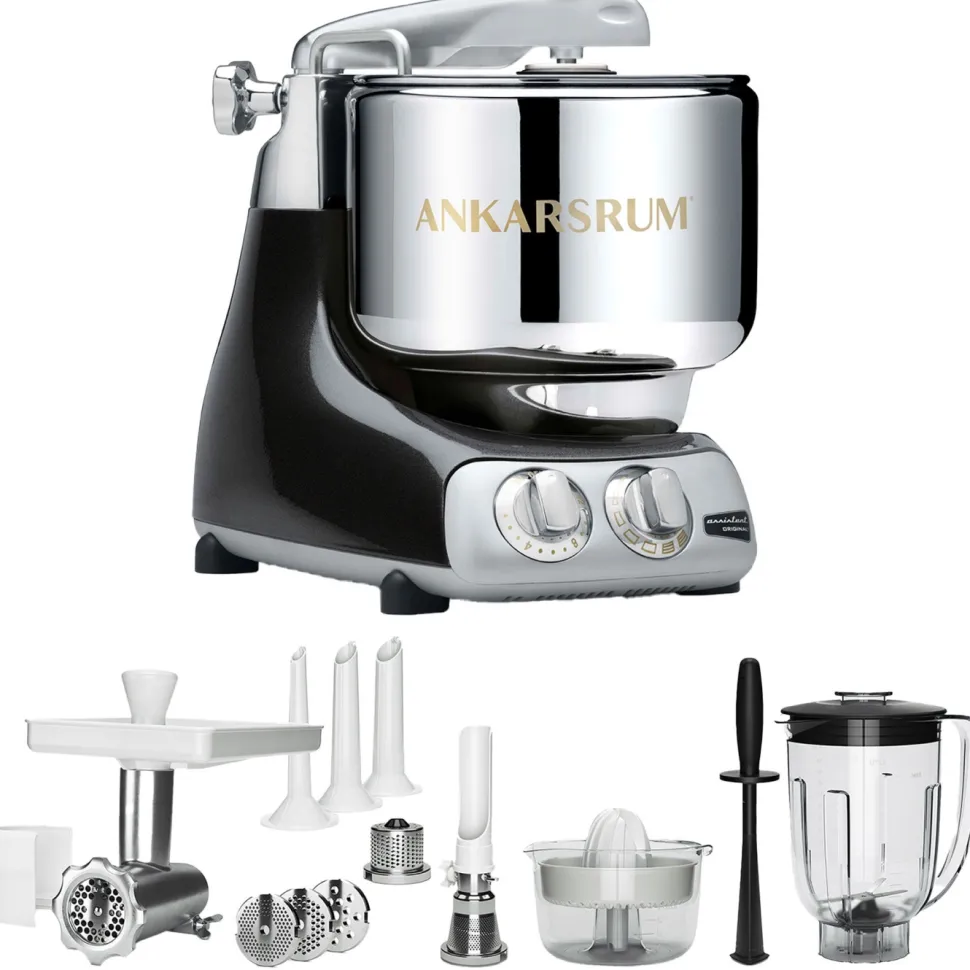 Ankarsrum Assistent Black Diamond + Tillbehörspaket Deluxe