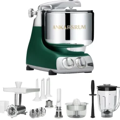 Ankarsrum Assistent Forest Green + Tillbehörspaket Deluxe