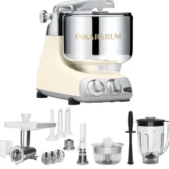 Ankarsrum Assistent Light Créme + Tillbehörspaket Deluxe