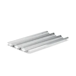Baguetteplåt i rostfritt stål, 40 x 24,5cm - De Buyer