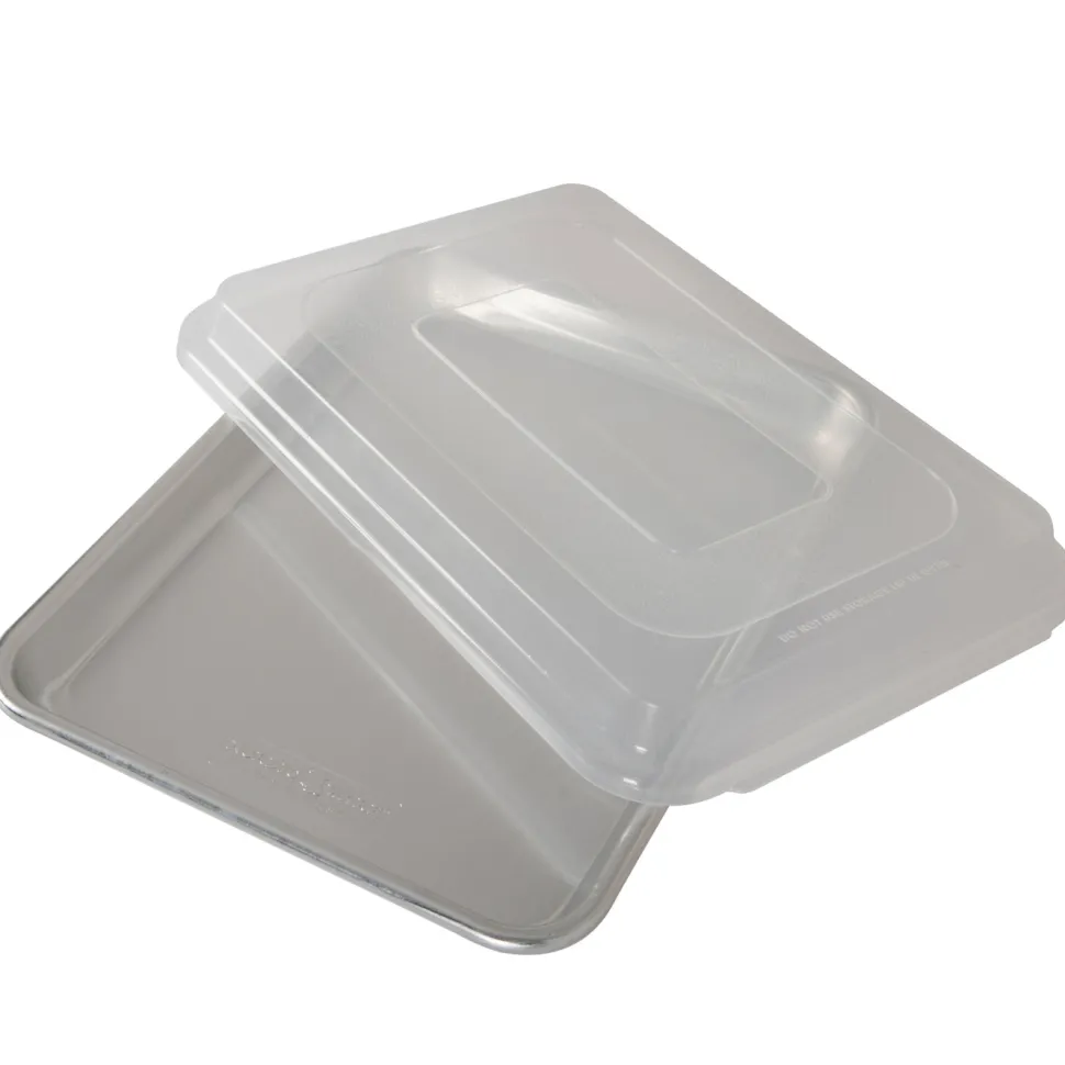 Bakplåt i aluminium med lock, Quarter - Nordic Ware