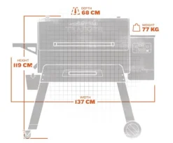 BBQ Smoker Pelletsgrill, Ironwood D2 - Traeger