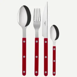 Bestickset, 24 delar, Bistrot, Burgundy - Sabre Paris