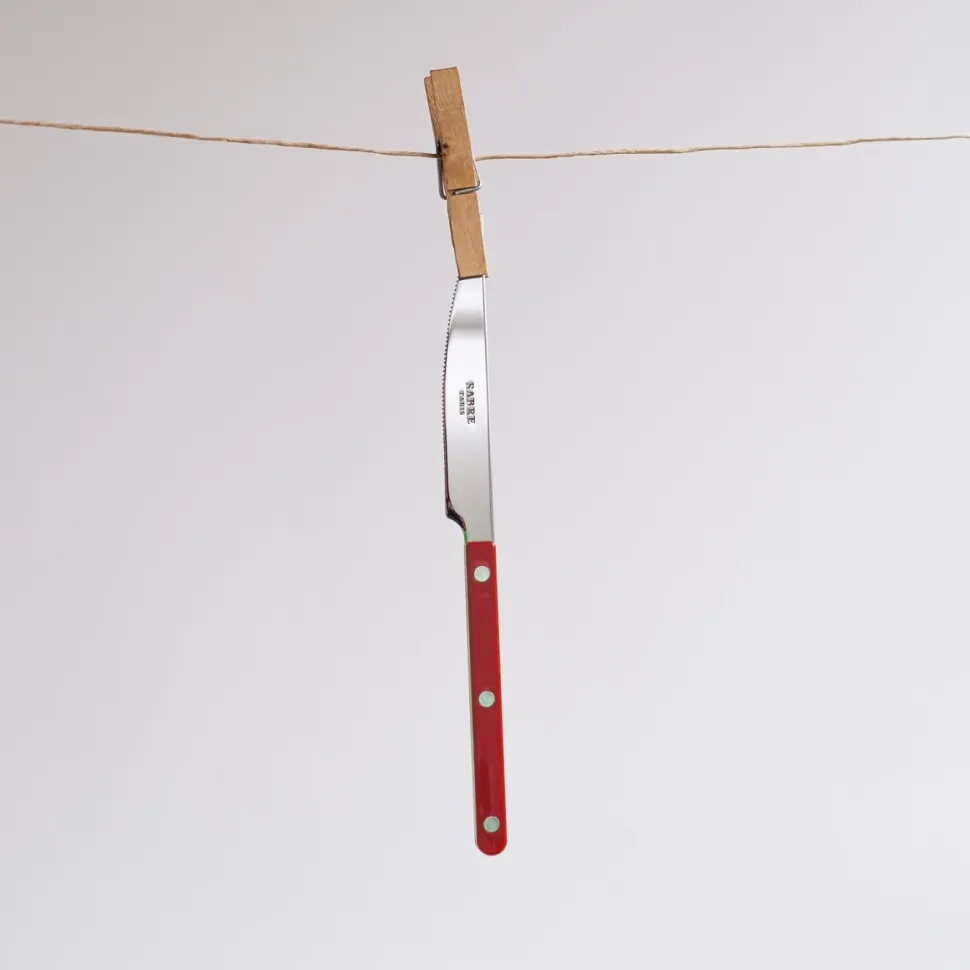 Bestickset, 24 delar, Bistrot, Burgundy - Sabre Paris