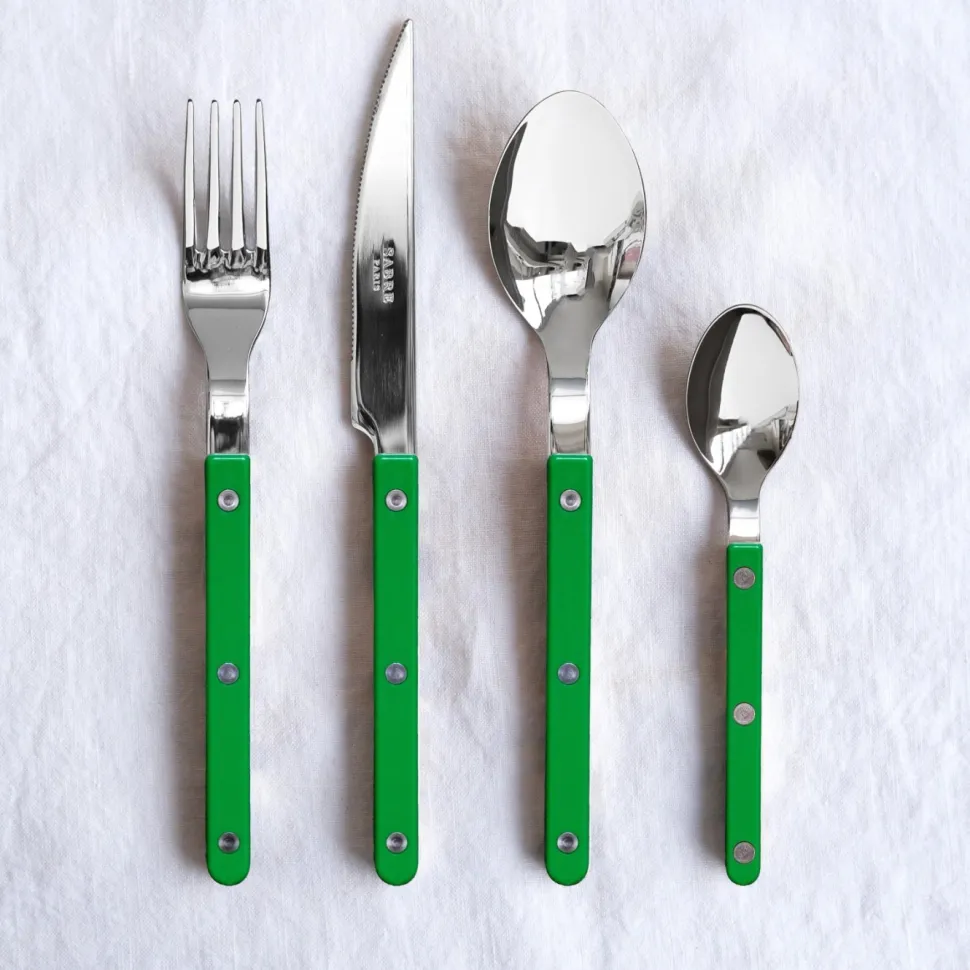 Bestickset, 4 delar, Bistrot, Garden green - Sabre Paris