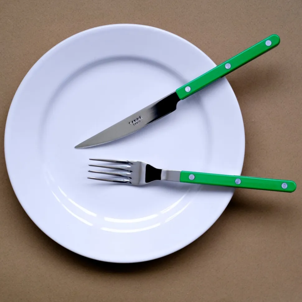 Bestickset, 4 delar, Bistrot, Garden green - Sabre Paris