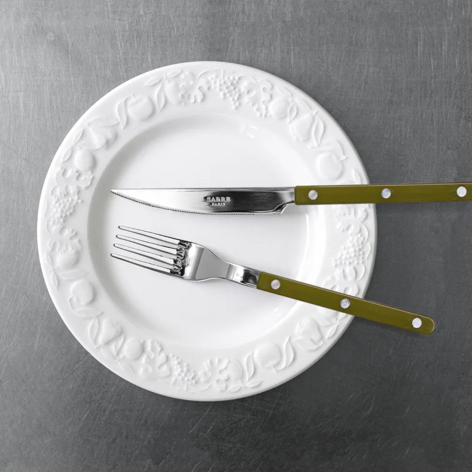 Bestickset, 4 delar, Bistrot, Green fern - Sabre Paris