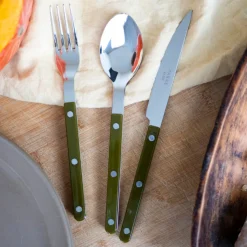 Bestickset, 24 delar, Bistrot, Green fern - Sabre Paris