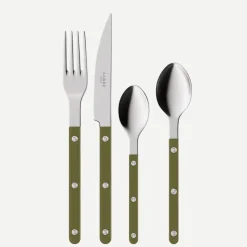 Bestickset, 24 delar, Bistrot, Green fern - Sabre Paris