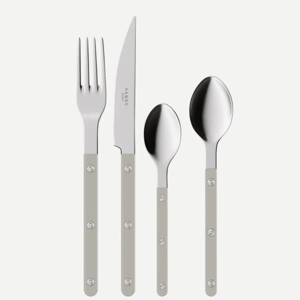 Bestickset, 4 delar, Bistrot, Grey - Sabre Paris