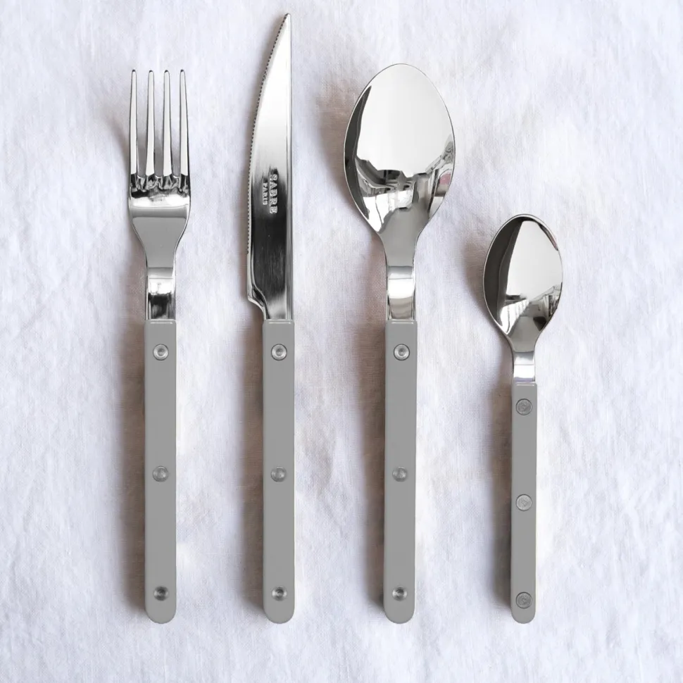 Bestickset, 4 delar, Bistrot, Grey - Sabre Paris