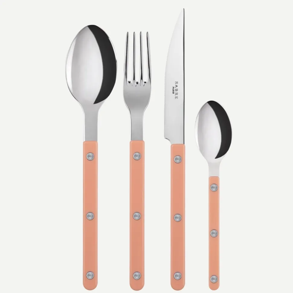 Bestickset, 24 delar, Bistrot, Nude Pink - Sabre Paris