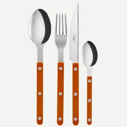 Bestickset, 24 delar, Bistrot, Orange - Sabre Paris
