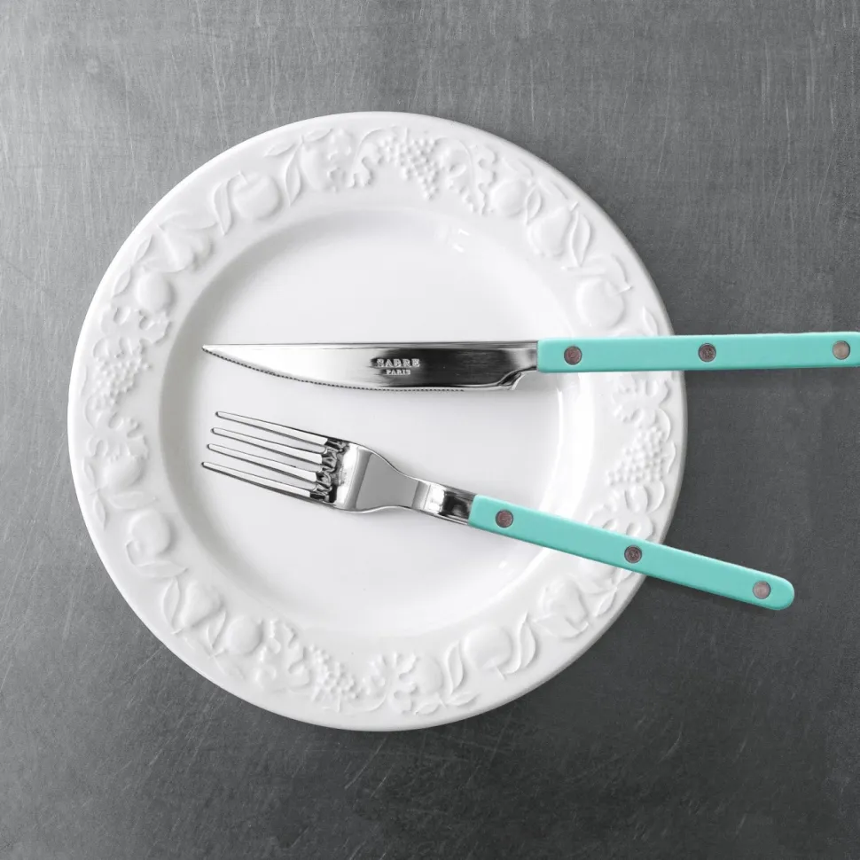 Bestickset, 4 delar, Bistrot, Pastel green - Sabre Paris