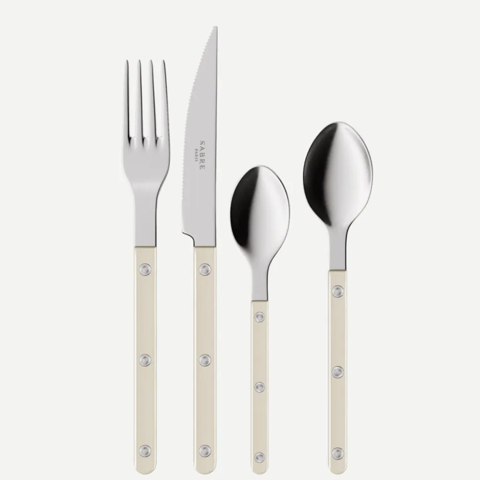 Bestickset, 24 delar, Bistrot Pearly, Pearl - Sabre Paris