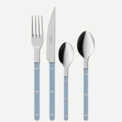 Bestickset, 4 delar, Bistrot Pearly, Light blue - Sabre Paris