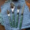 Bestickset, 24 delar, Bistrot Pearly, Dark green - Sabre Paris