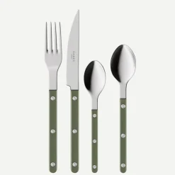 Bestickset, 24 delar, Bistrot Pearly, Dark green - Sabre Paris