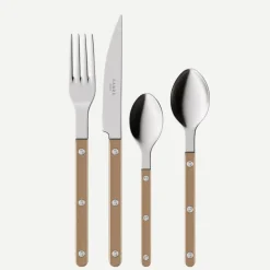 Bestickset, 4 delar, Bistrot Pearly, Caramel - Sabre Paris