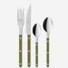 Bestickset, 4 delar, Bistrot Pearly, Olive - Sabre Paris