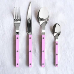 Bestickset, 24 delar, Bistrot, Pink - Sabre Paris