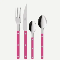 Bestickset, 24 delar, Bistrot, Raspberry - Sabre Paris