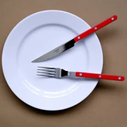 Bestickset, 24 delar, Bistrot, Red - Sabre Paris