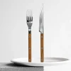 Bestickset, 24 delar, Bistrot Teak - Sabre Paris