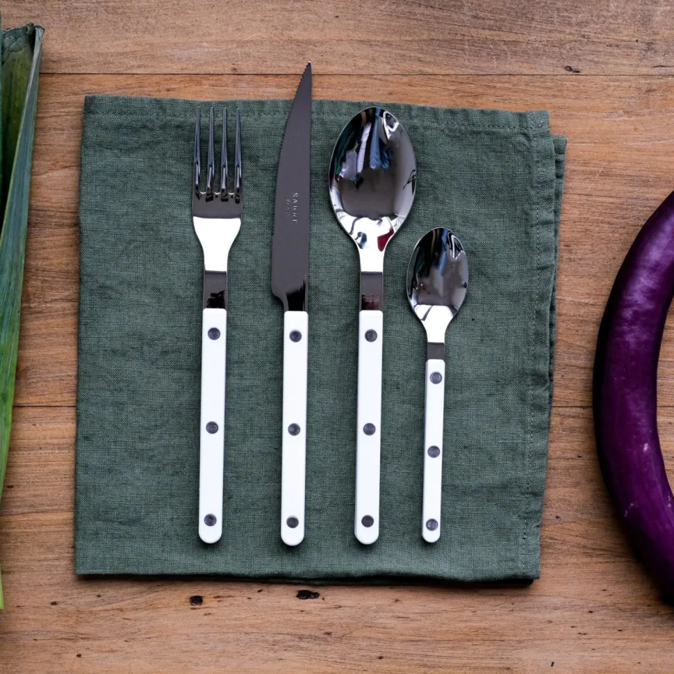 Bestickset, 4 delar, Bistrot, White - Sabre Paris