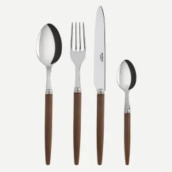Bestickset, 24 delar, Jonc, Dark Wood- Sabre Paris