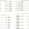 Bestickset 03, Handtag av Ben, blank, Tradition - Forge de Laguiole