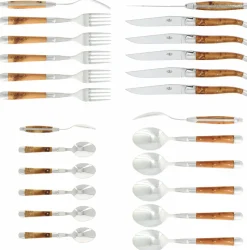 Bestickset 03, Handtag av En, blank, Tradition - Forge de Laguiole