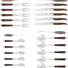Bestickset 05, Handtag av Tuja, blank, Tradition - Forge de Laguiole