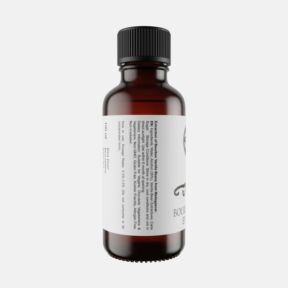 Bourbonvaniljextrakt, 100 ml - The Kitchen Lab