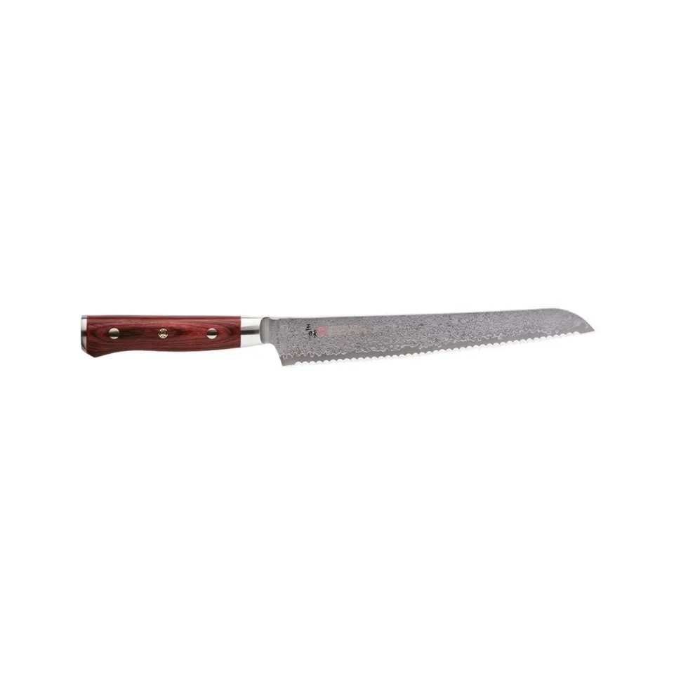 Brödkniv, 23 cm, Flame Damascus - Mcusta/Zanmai