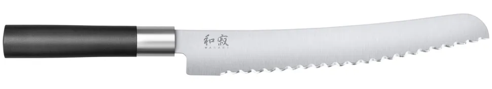 Brödkniv, 23 cm, Wasabi Black - KAI
