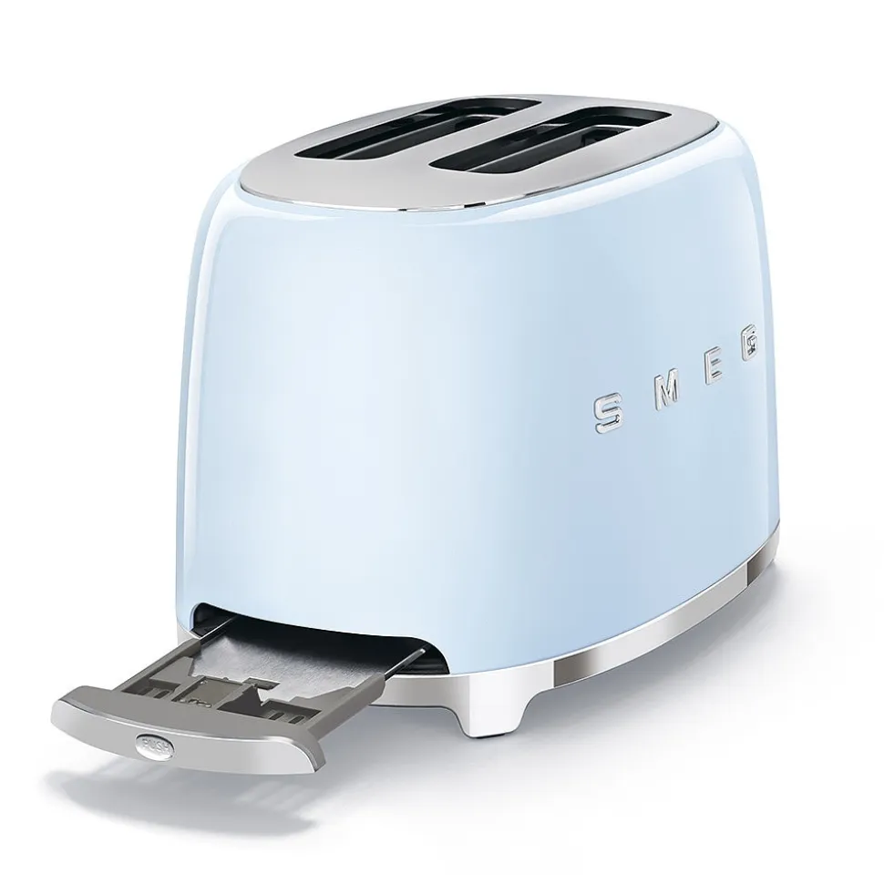 Brödrost, 2 skivor, Pastellblå - Smeg