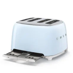 Brödrost, 4 skivor, Pastellblå - Smeg