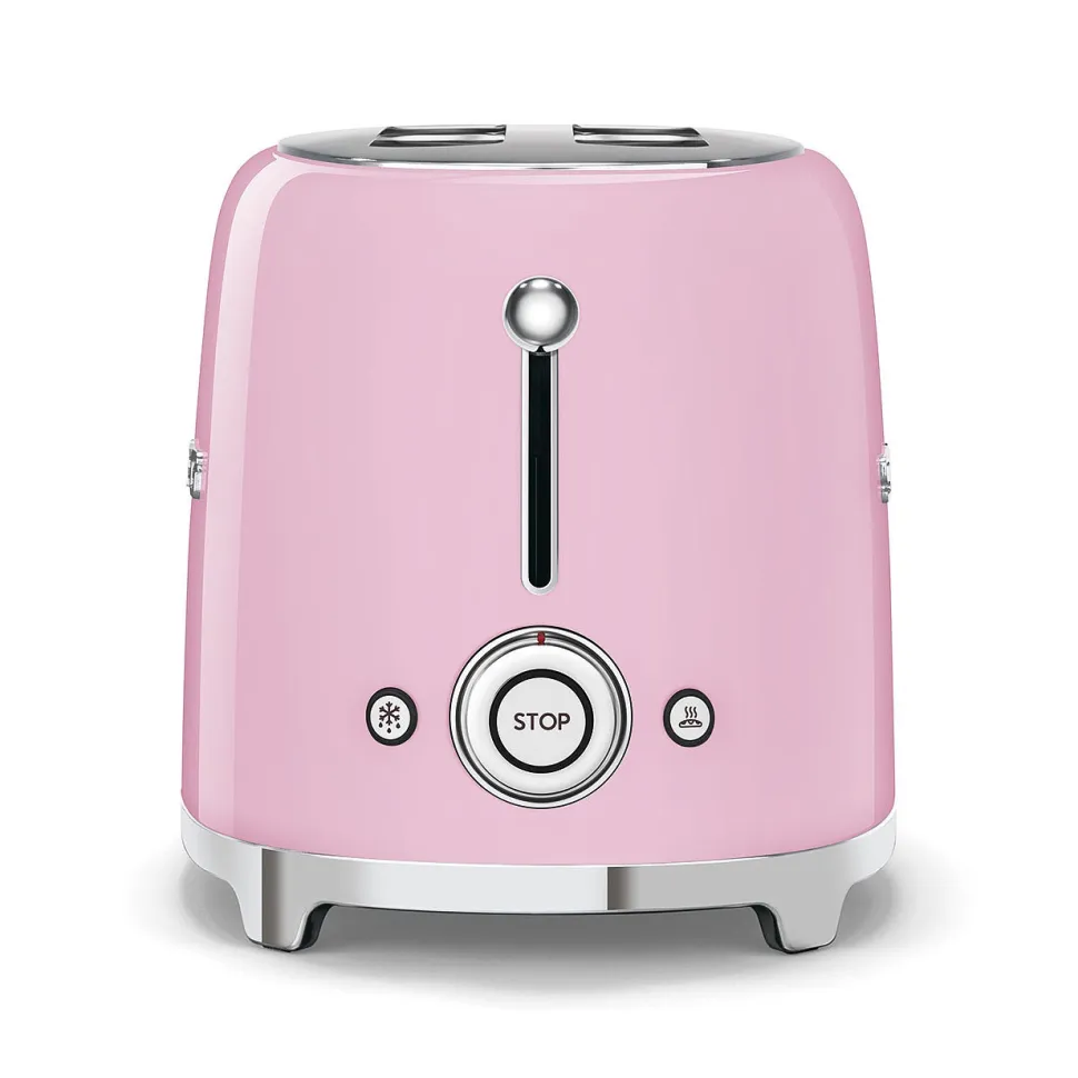 Brödrost, 2 skivor, Rosa - Smeg