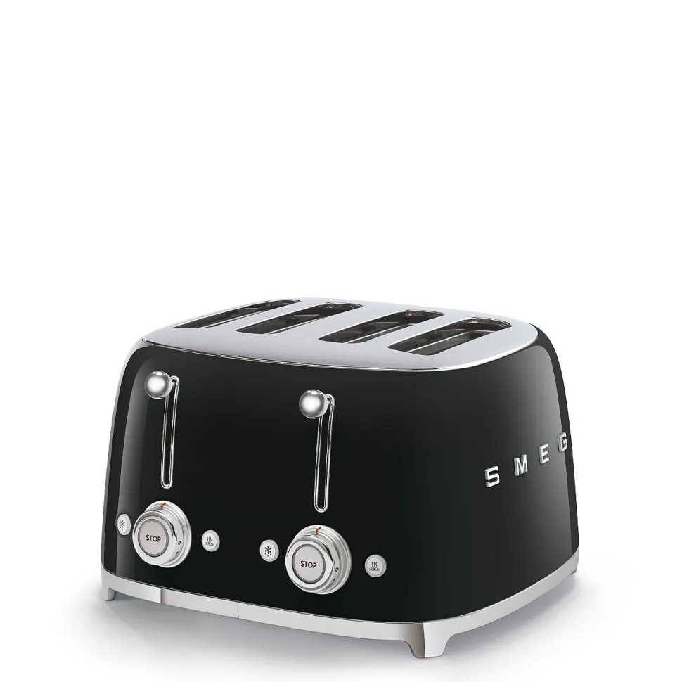 Brödrost, 4 skivor, Svart - Smeg