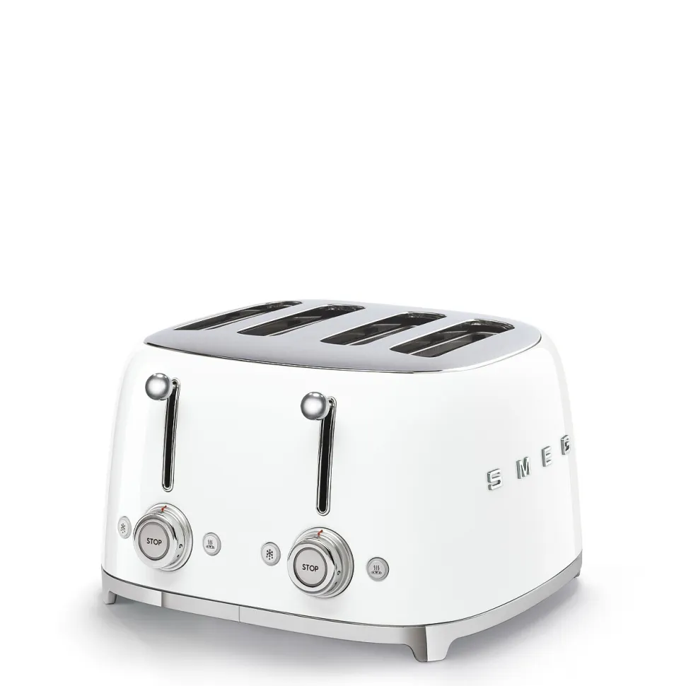 Brödrost, 4 skivor, Vit - Smeg