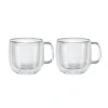 Cappuccinokopp/tekopp i dubbelväggat glas, 2-pack, Sorrento - Zwilling