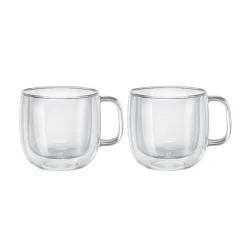 Cappuccinokopp/tekopp i dubbelväggat glas, 2-pack, Sorrento - Zwilling