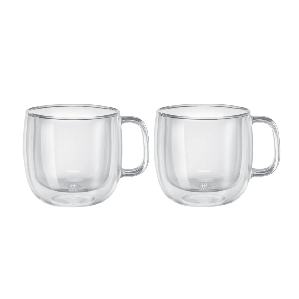 Cappuccinokopp/tekopp i dubbelväggat glas, 2-pack, Sorrento - Zwilling