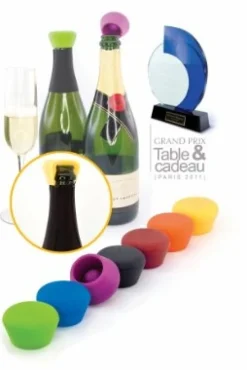 Champagnekork i silikon, 2-pack - Pulltex