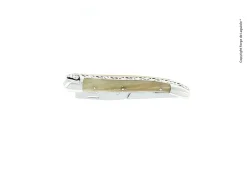 Cigarrsnoppare, handtag av Ljust Horn, blank - Forge de Laguiole