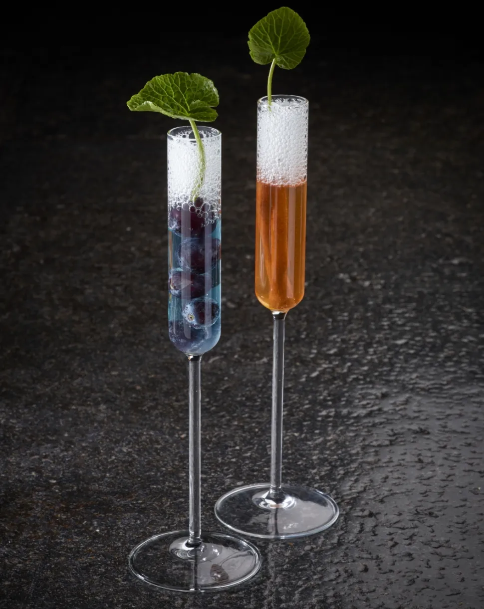 Cocktailglas, Provrör på fot, 2-pack - 100% Chef
