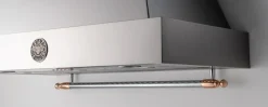 Dekorset Heritage, spis+fläkt, Blank Koppar - Bertazzoni