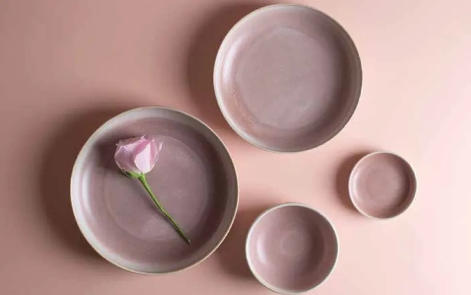 Djup tallrik 18 cm, Pink Pott - Bonna